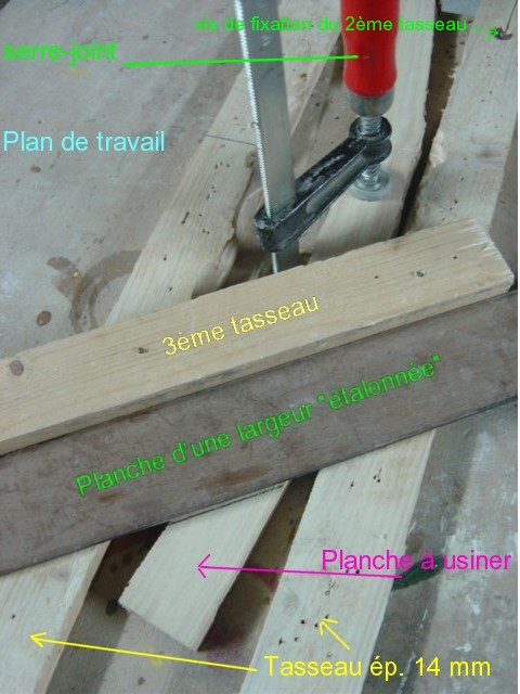 Montage d'usinage.