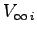 $V_{\infty\>i}$