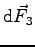 $\mbox{d}\vec F_3$