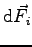 $\mbox{d}\vec F_i$